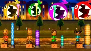 Wii party - Battle of Minigames ( Master CPU ) mickey vs Takashi vs Hiromi vs Oscar