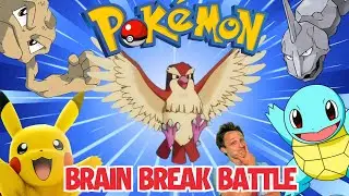 Pokemon Final Battle Brain Break Adventure | Kids PE Games, Movement & Exercise Workouts