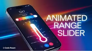 React Native Animated Custom Range Slider | Temperature Calculation with Animated Thermometer