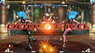 The King of Fighters XIV [PS4]: Kula Double K.O. battles with a friend (7/31/20)