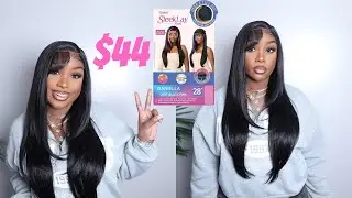 I Think OUTRE CATFISHED ME! 😩😱 $44  Side Part With Bangs Wig Install! Outre Daniella | Amazon Prime