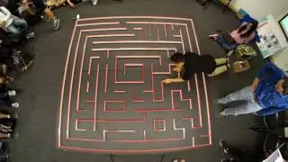 【4K】2017 All America Micromouse Competition(AAMC) at UCLA, May 28th 2017. Camera 1, Top View