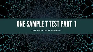 one sample t test part 1