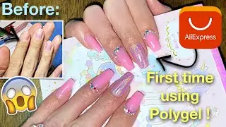 How to do Your Nails at Home for $22!! | Aliexpress Haul