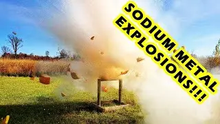 Sodium and Pumpkins Elemental Sodium and Metal Water Reaction