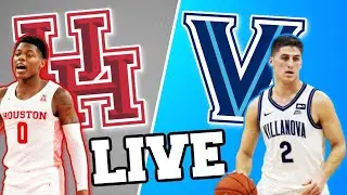 Villanova Wildcats vs Houston Cougars Basketball Live Play by Play Reaction & Watch Party 2022