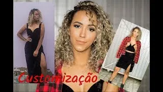 Transformei um vestido de Veludo