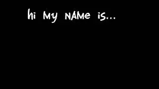 Introducing myself in the way one of my friend calls me