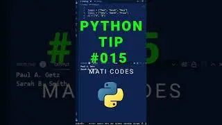 Loop on Multiple Python Lists Together - Python Tip 