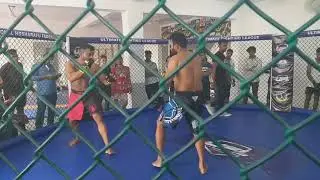 Ultimate fighting league Welterweight pro fight Maniyar Mazhar khan vs Arvind Salve