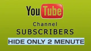 youtube subscriber hide kaise karte hai || how to hide subscribe on youtube in hindi