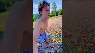 JUMPING INTO 1 MILLION BALL PIT BALLS! 