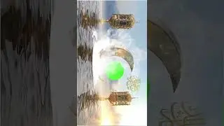 Eid mubarak green screen effect 
