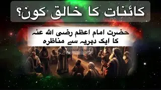 Imam e Azam Hazrat Abu Hanifa (RA) ka anokha aur Munfrid Munazra. Explained creation of universe.