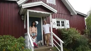 VI FLYTTAR IN I HUSET