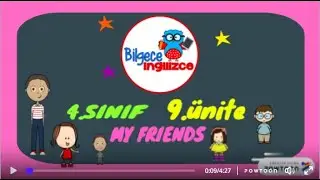 UZAKTAN EĞITIM 4.SINIF İNGİLİZCE 9.ÜNİTE