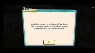 Pokemon Cafe Remix "Unable to connect to Google Play store" error but it's happening every time!! 😑