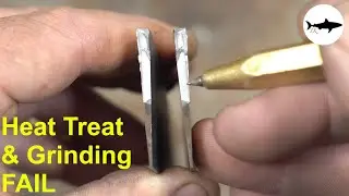 Triple-T #187 - Heat treating the intermediate bowie knife (FAIL)