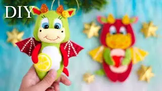 УДИВИТЕЛЬНЫЙ ДРАКОН 🔥 СИМВОЛ 2024 своими руками