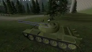 (Gmod) dhg's T-55A with my WASD turret chip.