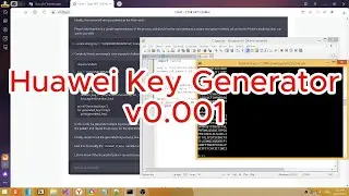 Huawei Bootloader Pattern CLQX9SRFI3PMWG1H Key Generator (Create Mistake again)