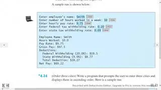 Introduction To Java Programming   Exercise 4 23a