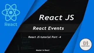 Events in react js tutorials part - 5 | React Events | Event Handling