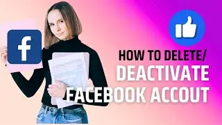 How to delete and deactivate Facebook account | Facebook ka account kasy delete karty hain