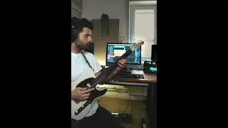 solo with new fretless guitar / Fender Gold Foil Tele