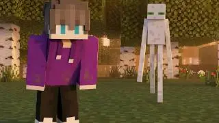תפסתי את האנדר מן הלבן במיינקרפאט (White Enderman)