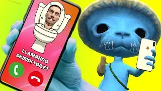 GATO PITUFO LLAMANDO A SKIBIDI TOILET BROMA