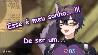 Shoto falando com chat sobre o que ele sempre quis ser