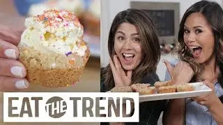How to Make Funfetti Cookie Cups with Megan Batoon! | Eat the Trend