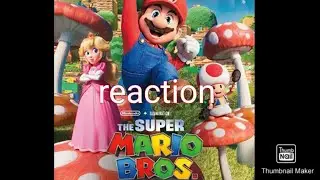 the super mario bros movie ..reaction video