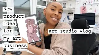 Vlog 030|  New product idea for my art shop