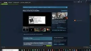 Streaming Pillars of Eternity Deadfire as soon as it's available on Steam