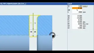 SIEMENS - SINUMERIK - SINUTRAIN- Fundamentals of Cut-off / Parting off - Cycle 92- Parameters