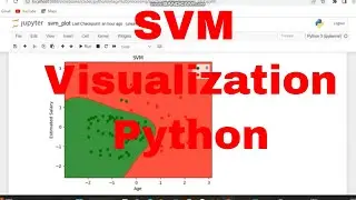 Support Vector Machine kernel Python Code / Machine Learning SVM Python / Plot visualization