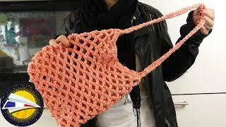 Crocheter un sac pour l'été | Sac filet à faire soi-même