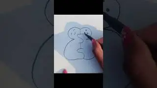 cute bunny drawing idea |#bunnydrawing #shorts