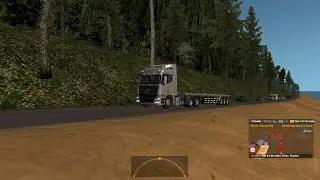 (ETS2) Auman kéo mooc sàn đi lấy hàng