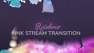 Rainbow Ink Stream Transition – Smooth Matte Animation for Twitch & OBS