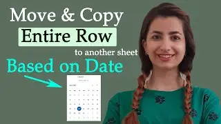 Move and Copy the Entire Row to another Sheet Based on Date in Google Sheets