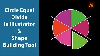 How to Divide a Circle into Equal Parts in Adobe Illustrator | 