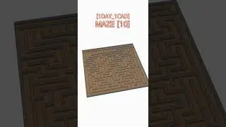 [1DAY_1CAD] MAZE [10] #shorts #tinkercad #project