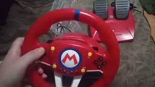 Mario kart hori pro racing wheel mini unboxing