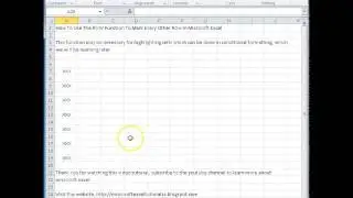00156 - How To Use The ROW Function To Mark Every Other Row In Microsoft Excel