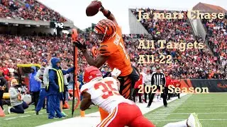Ja'Marr Chase All Targets | 2021 Season (All-22)