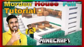 Minecraft Full Morden House Tutorial 🤡