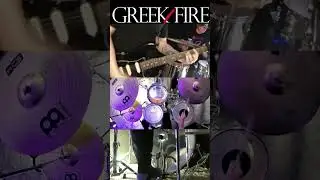 Greek Fire - Break Me Down #shorts #drums #guitar play through. #rock  #bighero6 #greekfire #music